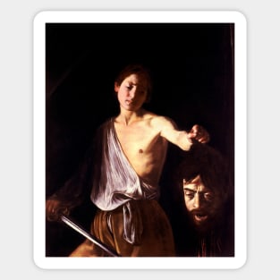 High Resolution Caravaggio David with the Head of Goliath Sticker